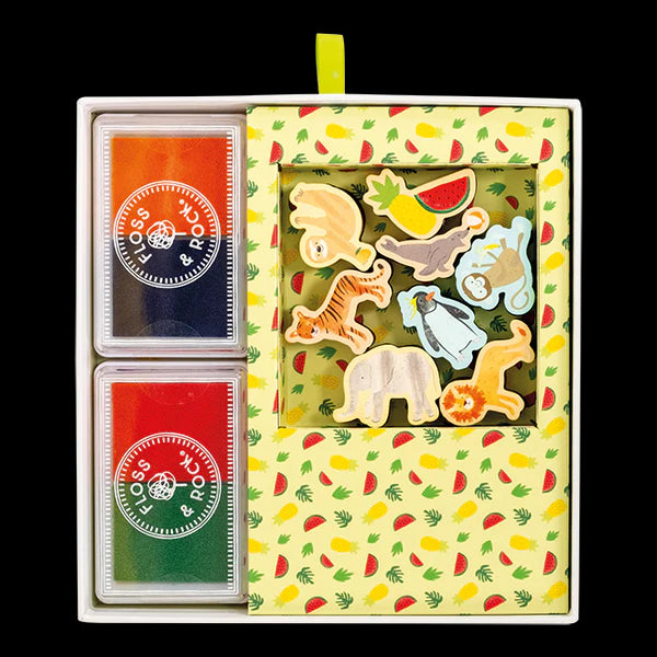 Floss & Rock Stamper Set / Jungle