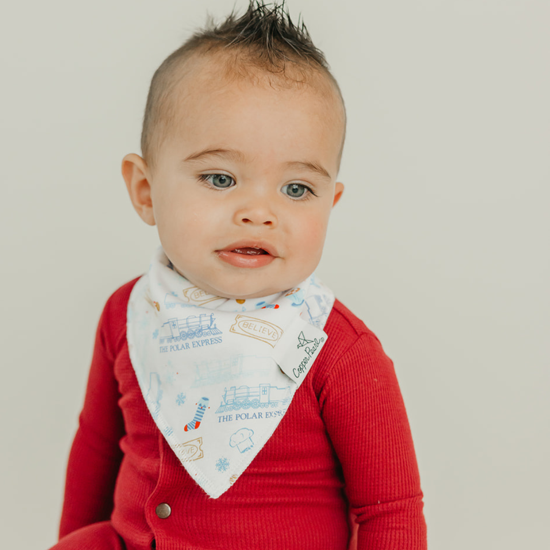Copper Pearl Bandana Bibs / Christmas Classics
