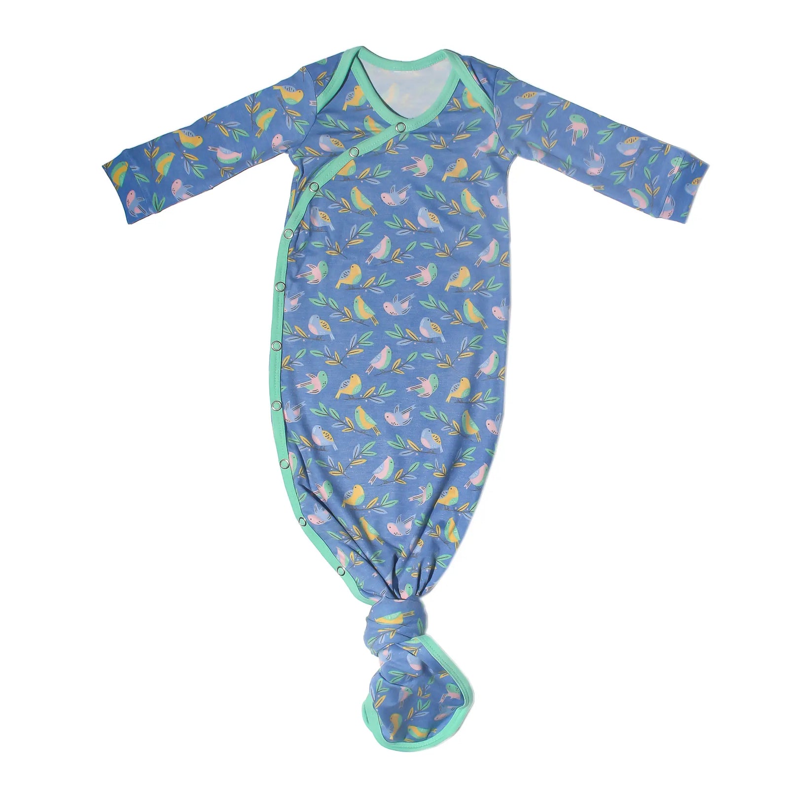 Copper Pearl Newborn Knotted Gown / Birdie