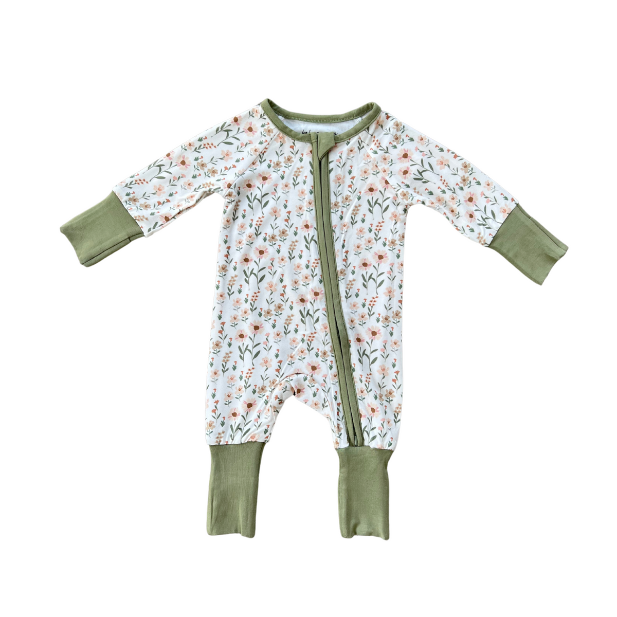 Babysprouts Zip Romper / Daisy Field