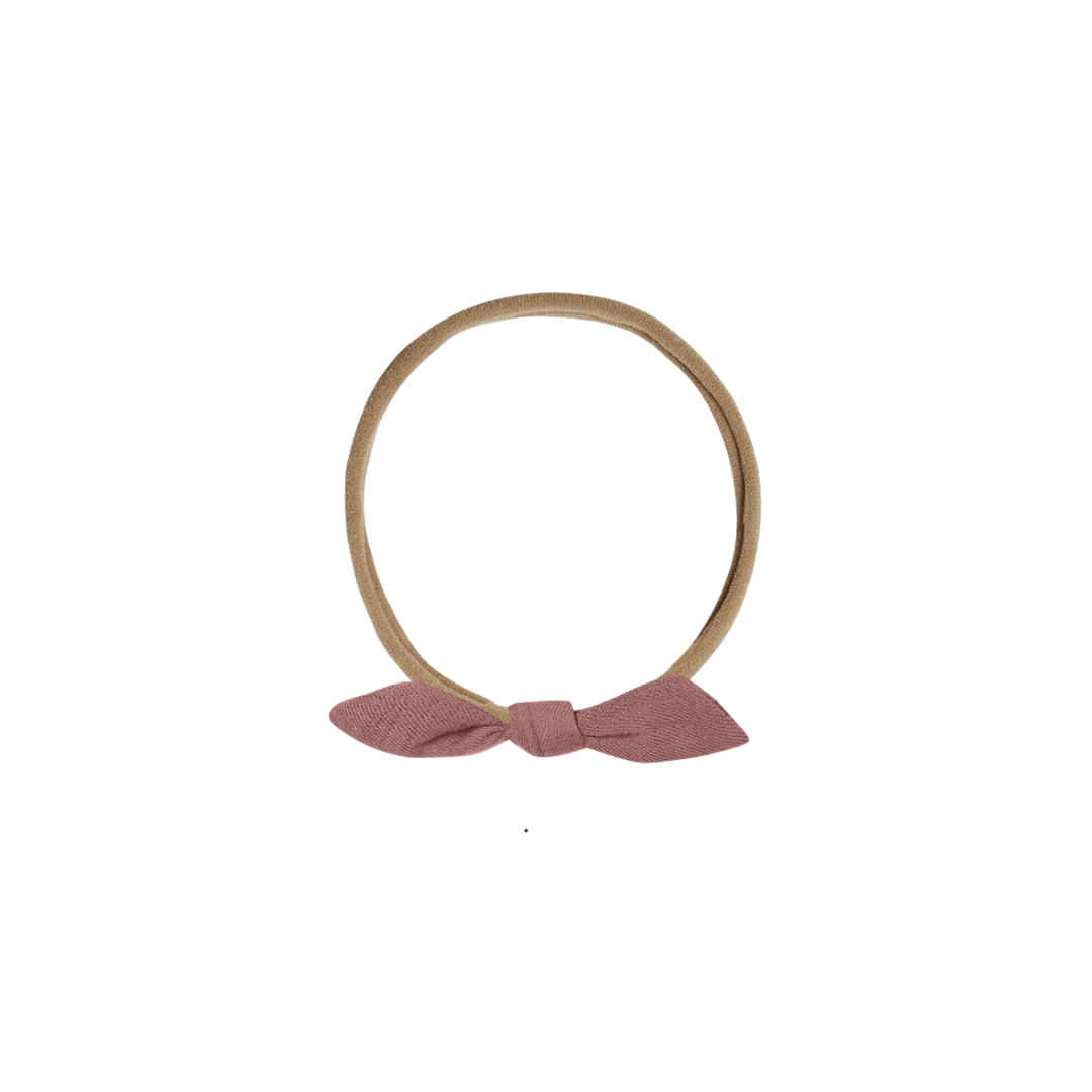 Quincy Mae Little Knot Headband / Fig