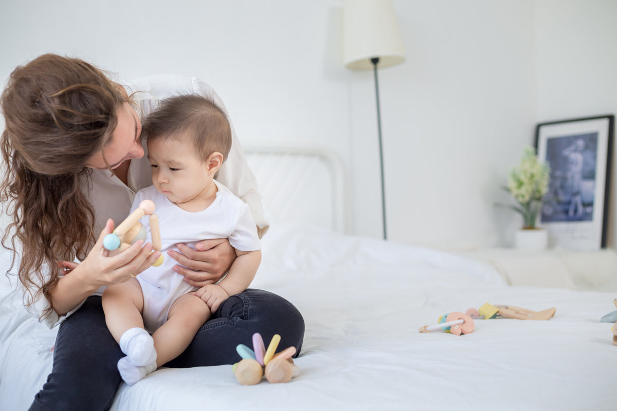 PlanToys Triangle Clutching Toy - Pastel