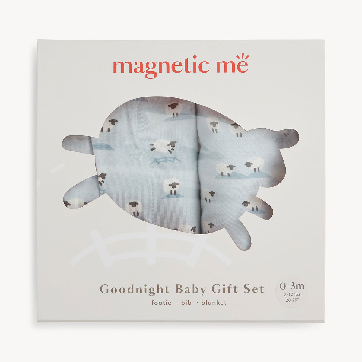 Magnetic Me Baa Baa Baby Blue 3-Piece Gift Set