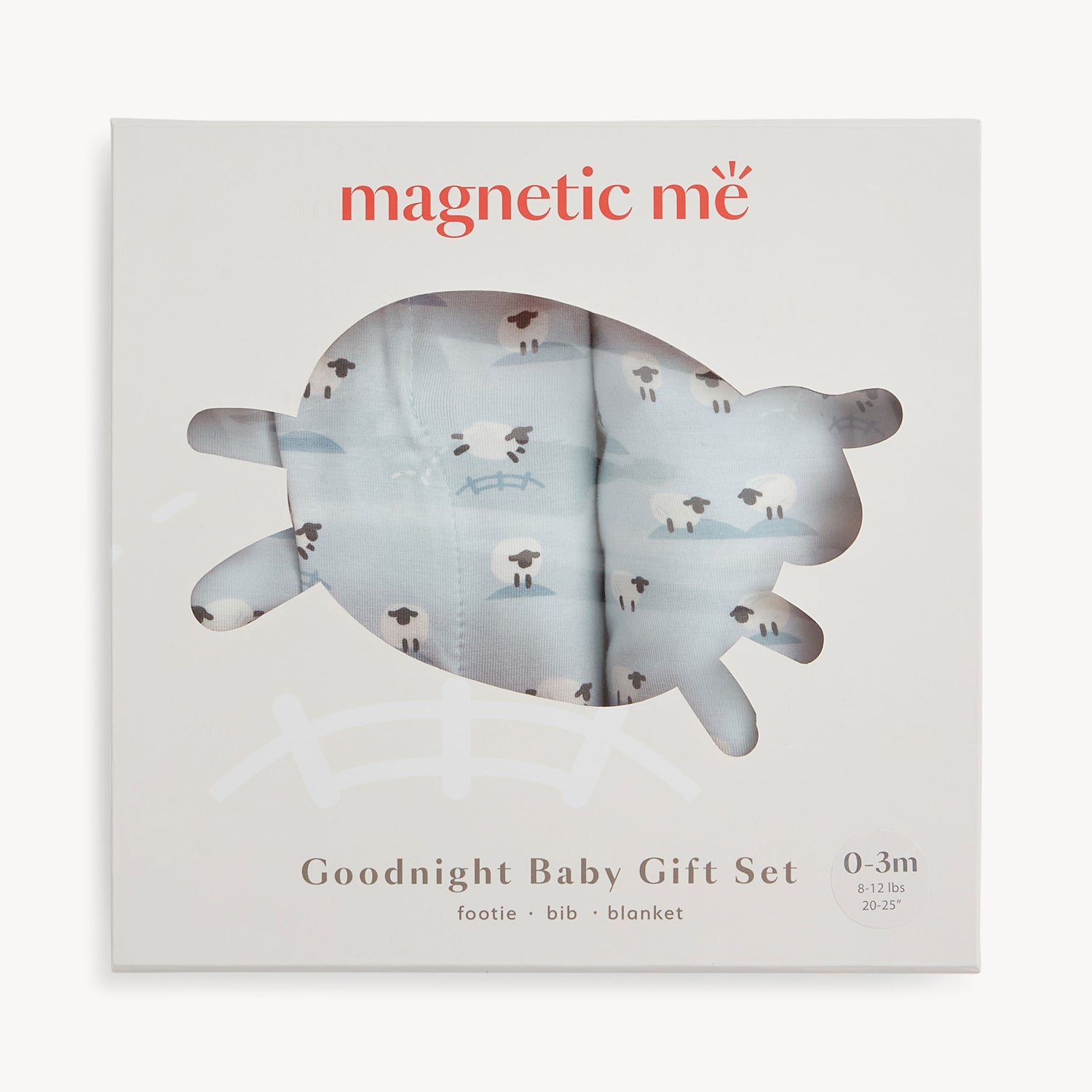 Magnetic Me Baa Baa Baby Grey 3-Piece Gift Set