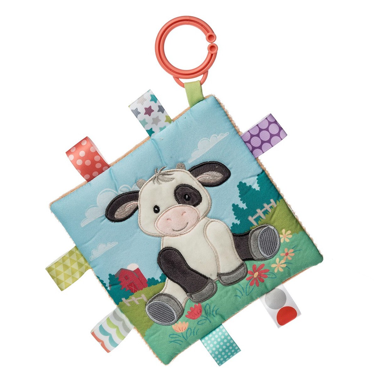 Taggies Crinkle Me Buttercup Cow Activity Toy