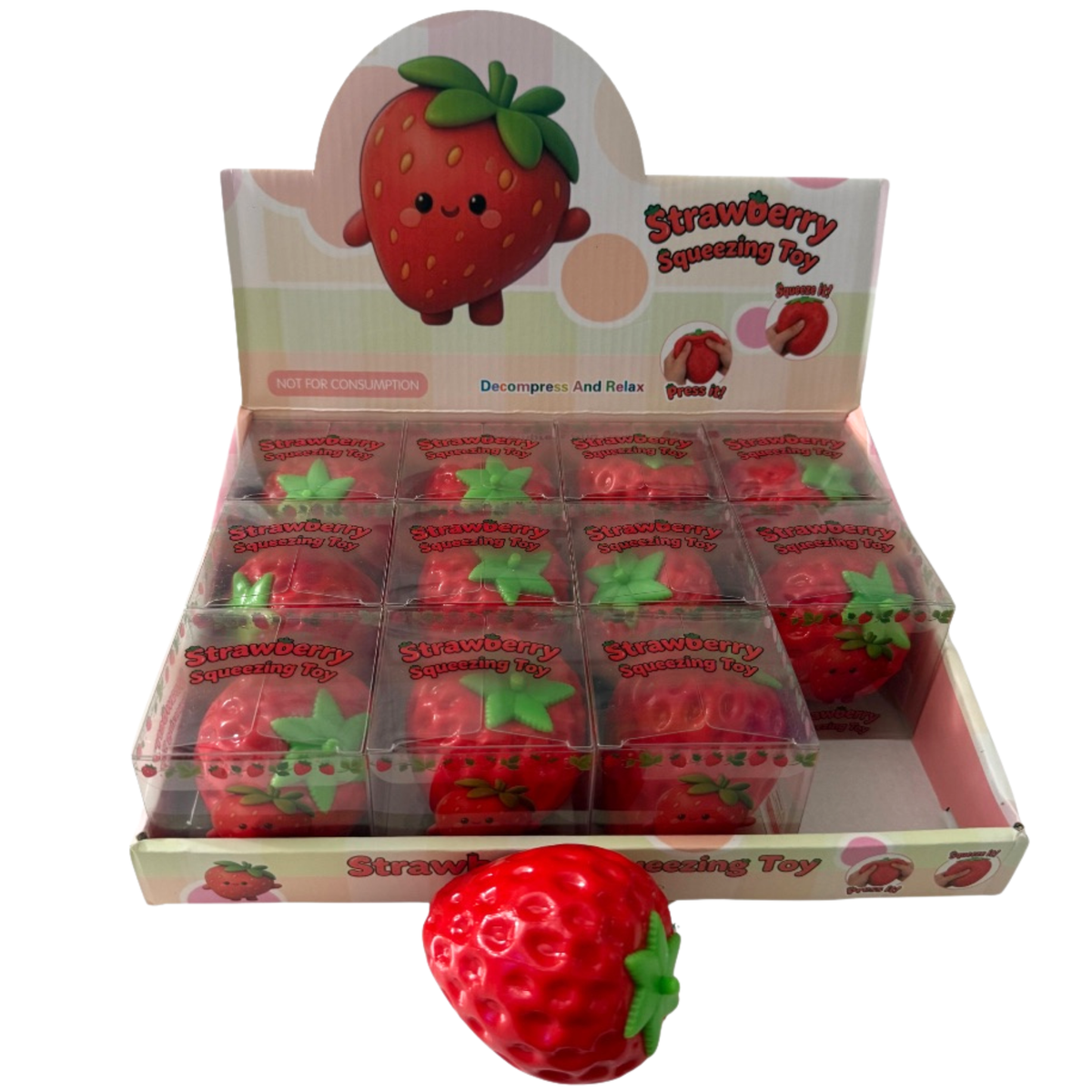 Crunchy Strawberry Squishy