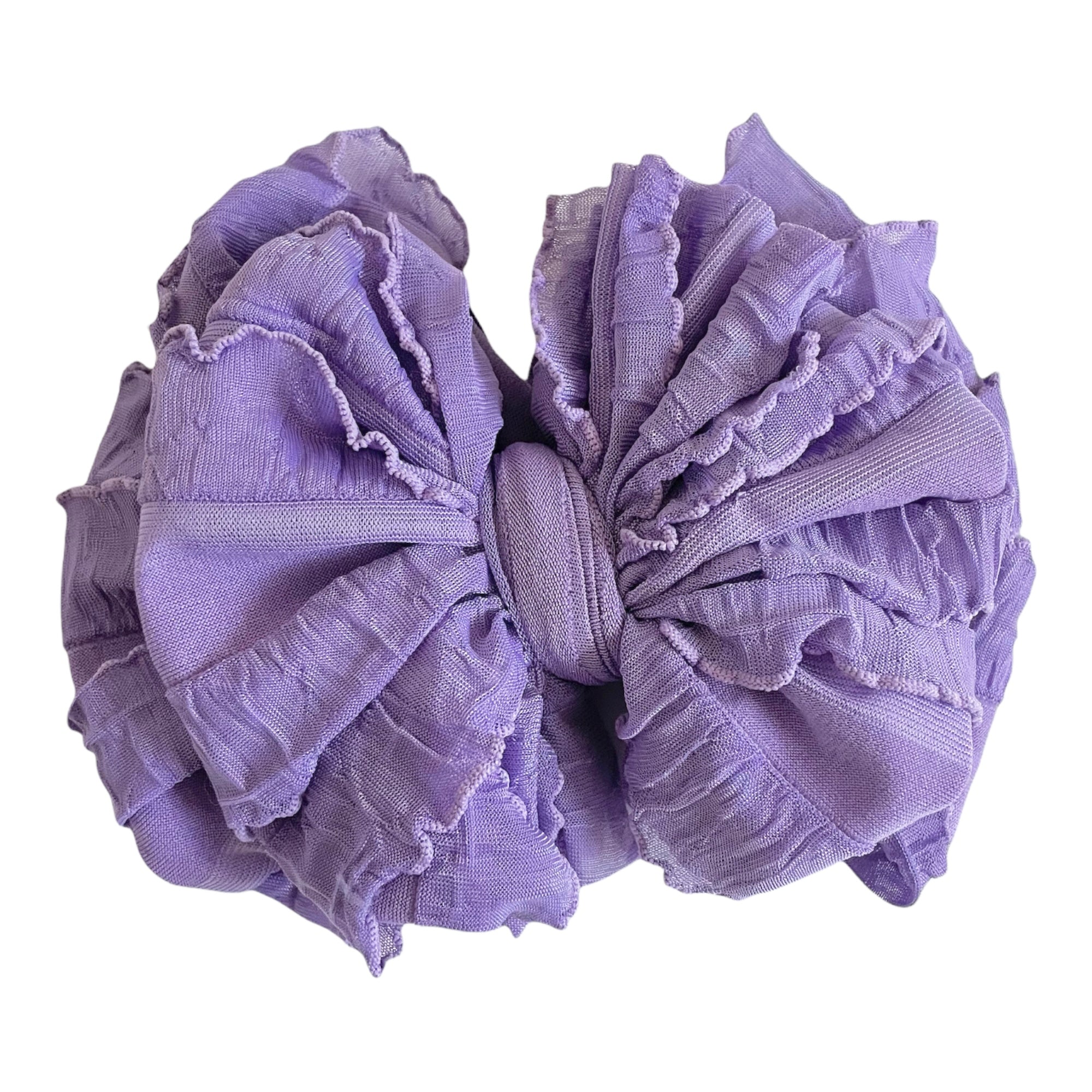 In Awe Couture Ruffle Headband / Orchid