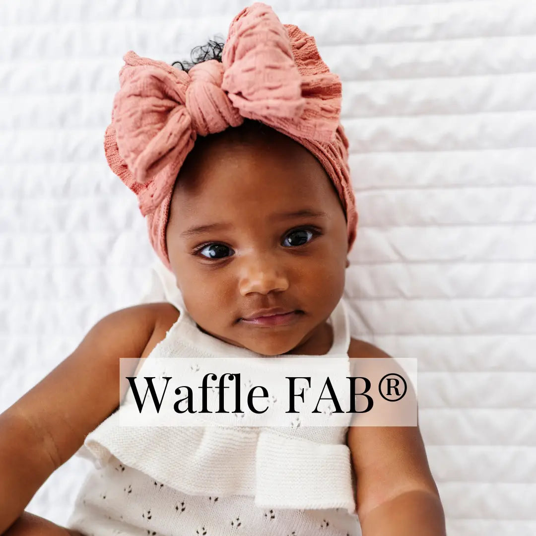 Waffle FAB Headband / White