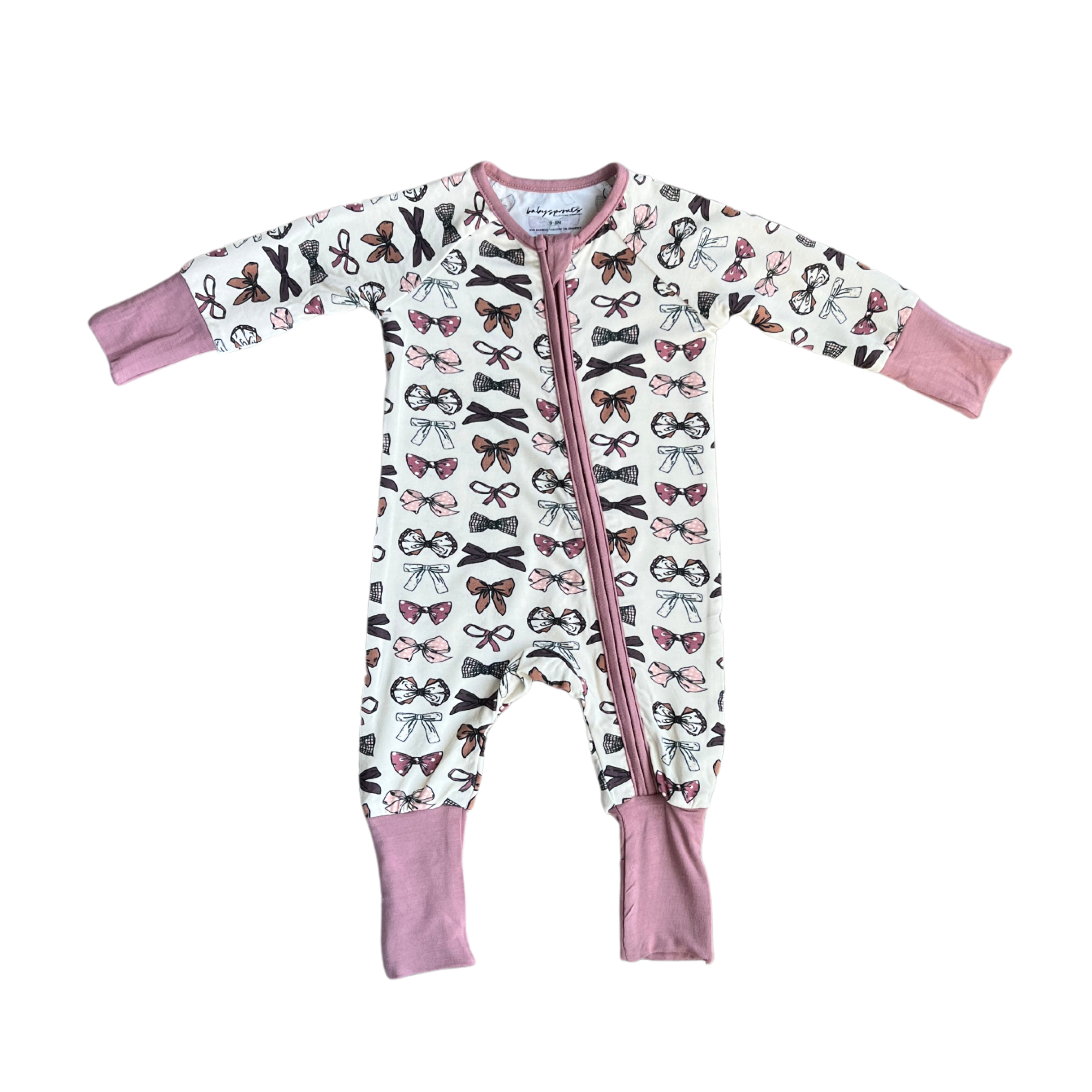 Babysprouts Footless Romper / Bows