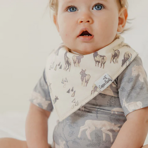 Copper Pearl Bandana Bibs / Timber