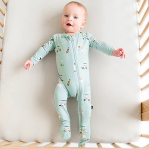 Kyte Baby Zippered Footie / Golf