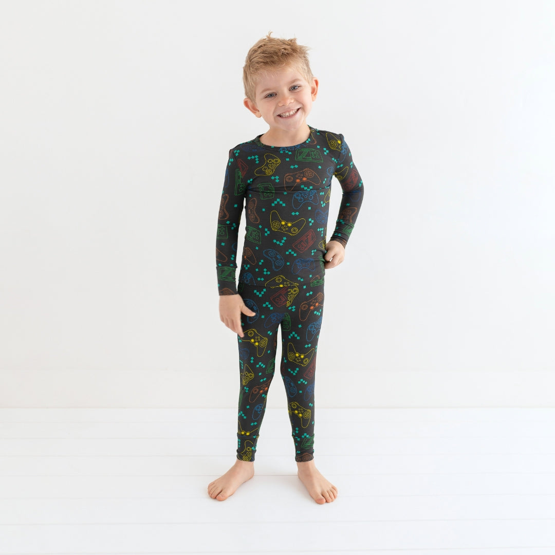 Posh Peanut Long Sleeve Pajama Set / Posh Player One - Suite Child