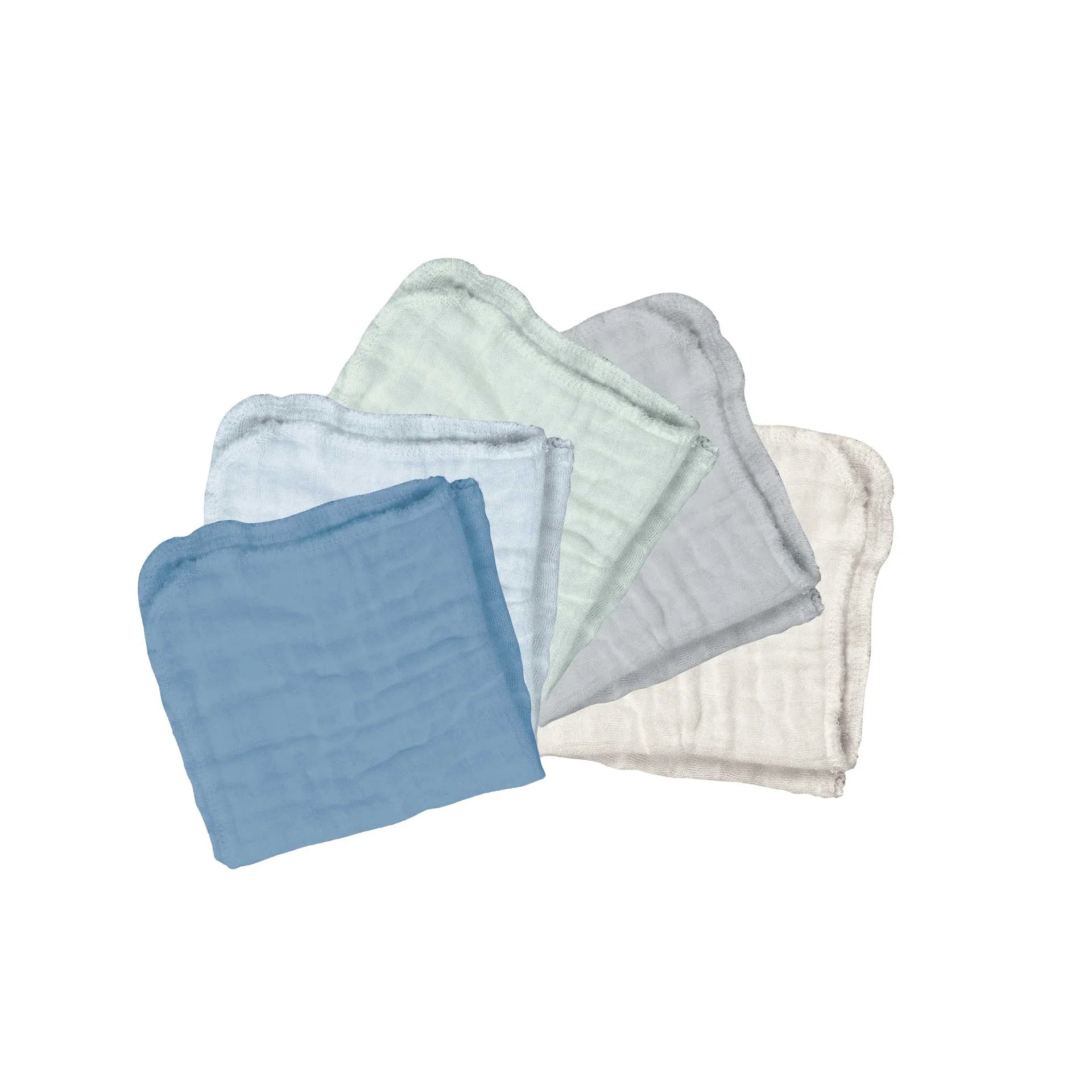 Organic Cotton Muslin Cloths (5 pack)