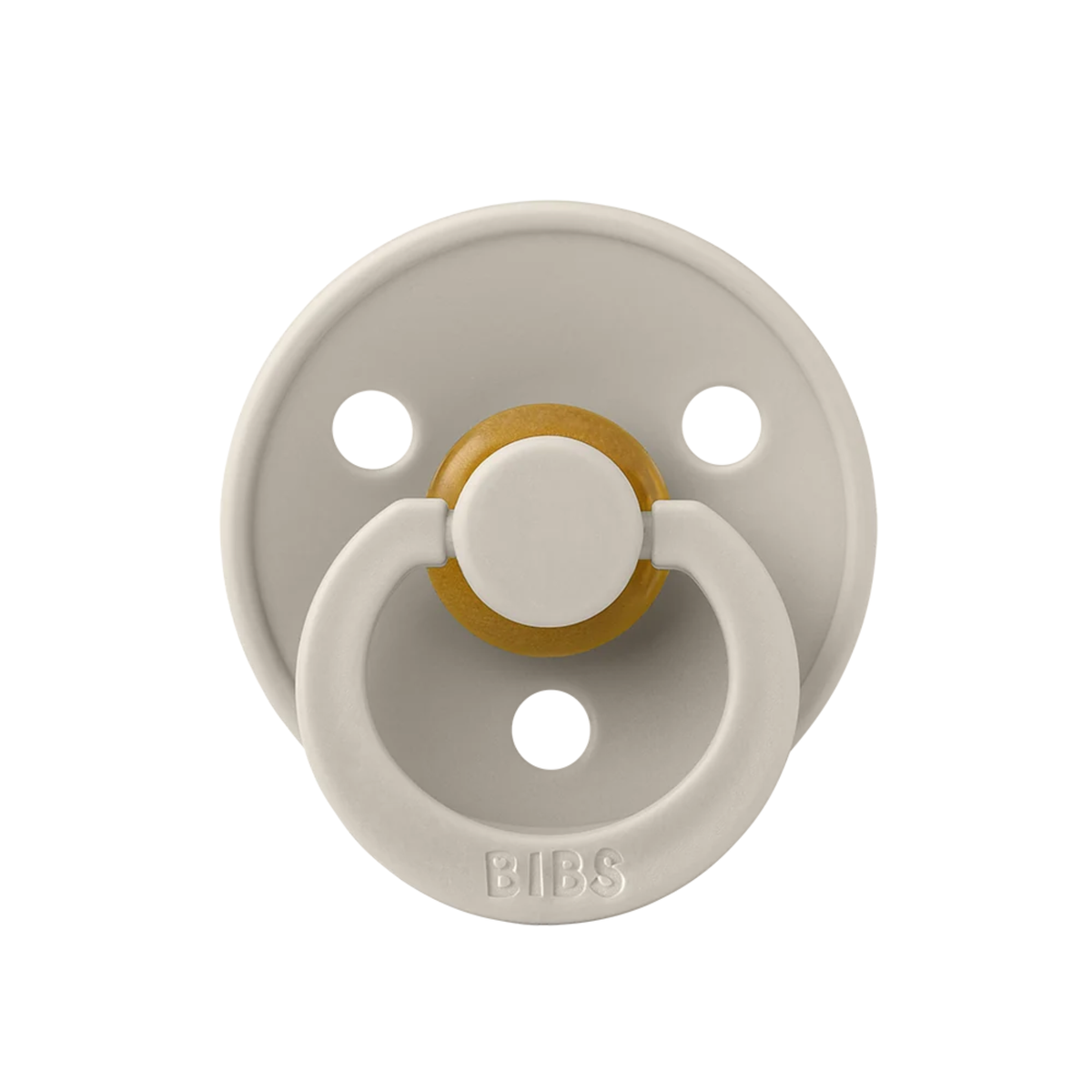 BIBS Round Single Pacifier / Size 2 (6-18 Months)