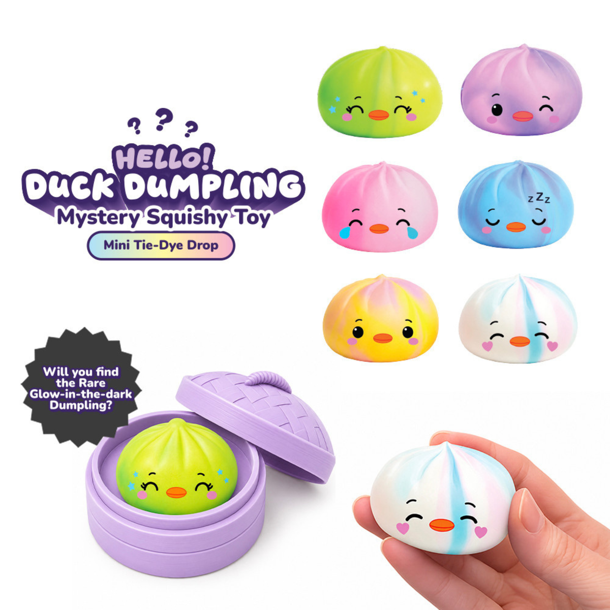 Hello Duck Dumpling - Mini Tie-Dye Butter