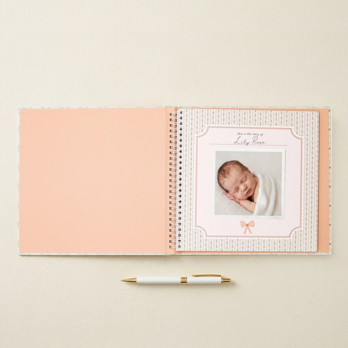 Lucy Darling Baby Memory Book / Cottage Garden
