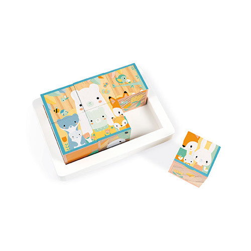 Janod Block Tray Puzzle - Pure