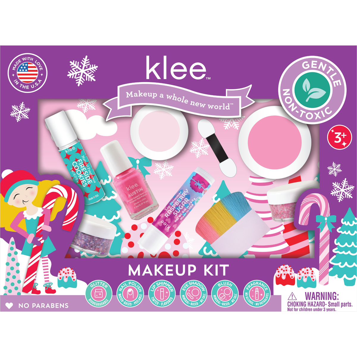 Klee Deluxe Natural Makeup Kit / Holiday Giggles