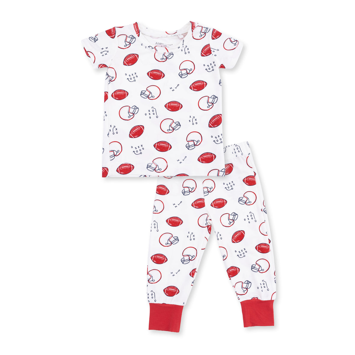 Touchdown Time Short Sleeve Loungewear Set