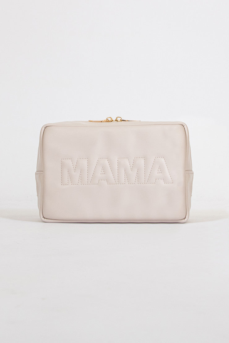 LeLaLo MAMA Vegan Leather Travel Bag - Ivory