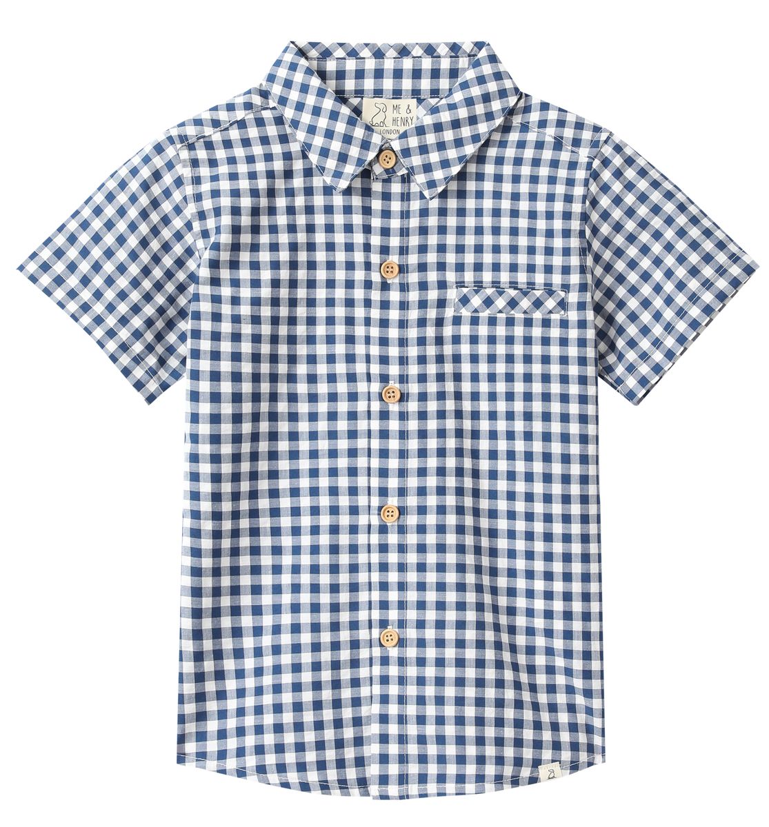 Me & Henry Newport Woven Shirt / Navy Plaid