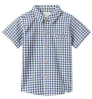 Me & Henry Newport Woven Shirt / Navy Plaid