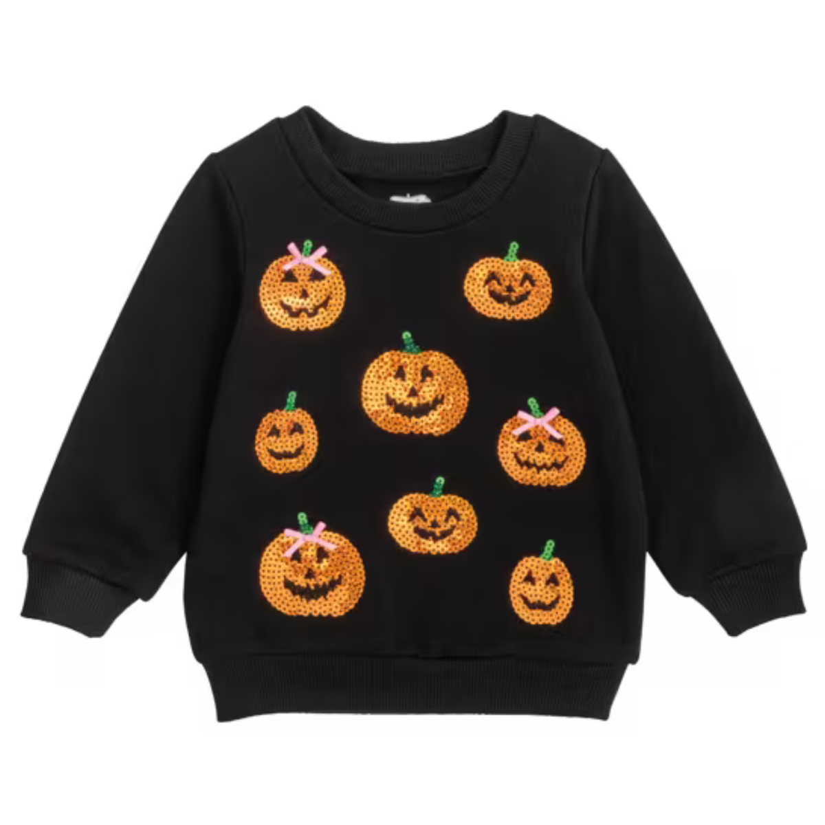 Sequin Halloween Sweatshirt