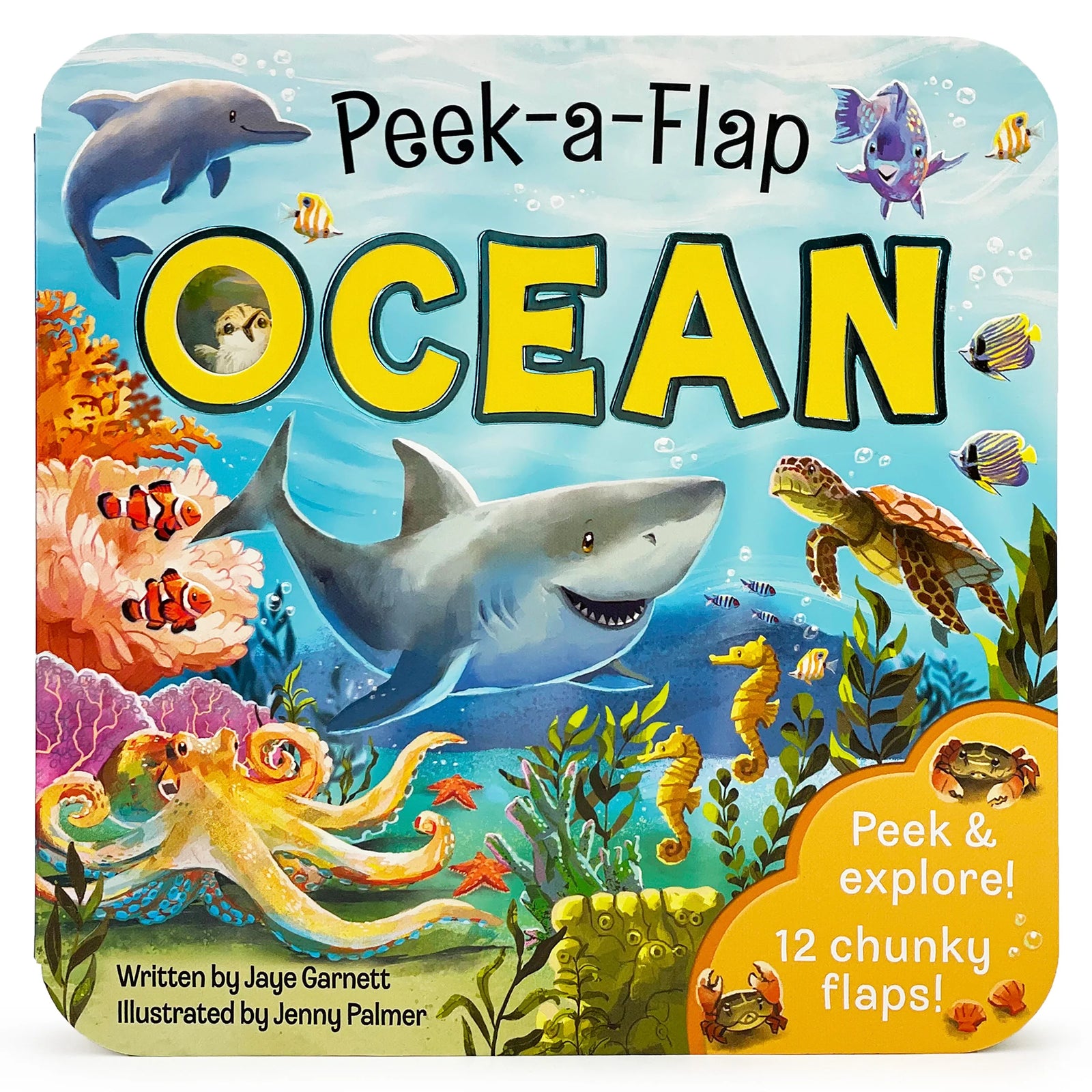 Ocean Peek-A-Flap Board Book