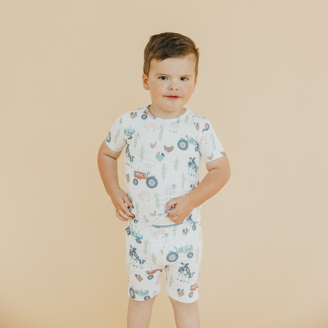 Copper Pearl Shorts Pajama Set / Jo