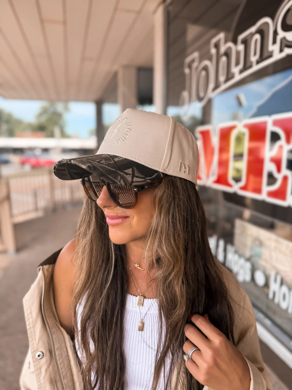 Strong as a Mother Canvas Hat / Camo