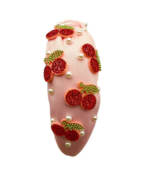 Cherries Knot Headband