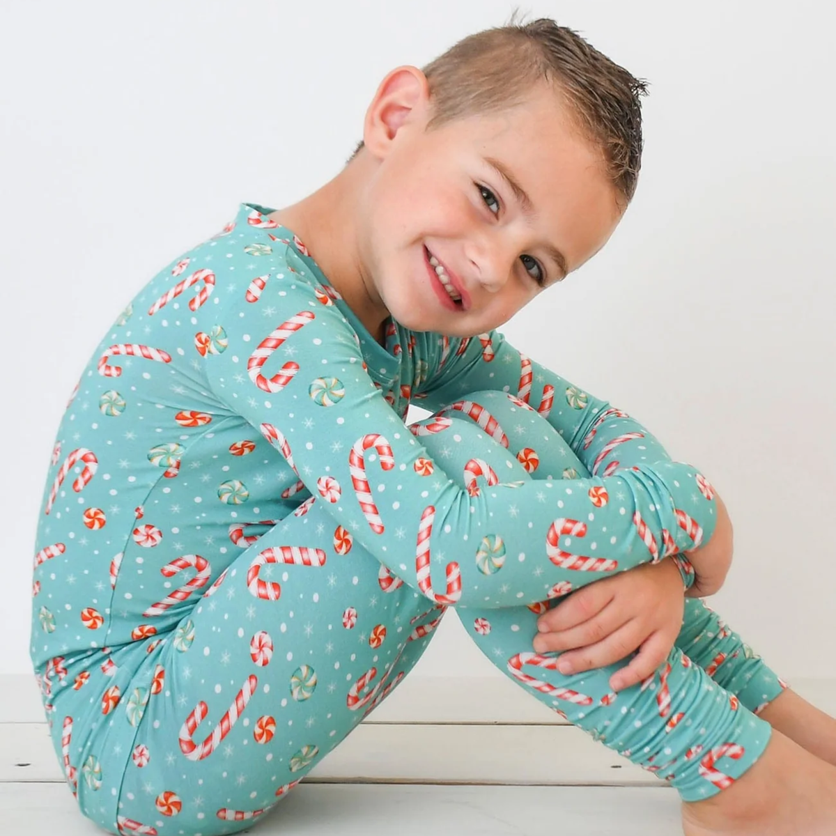 Lev Baby Toddler Lounge Set / Candy Canes