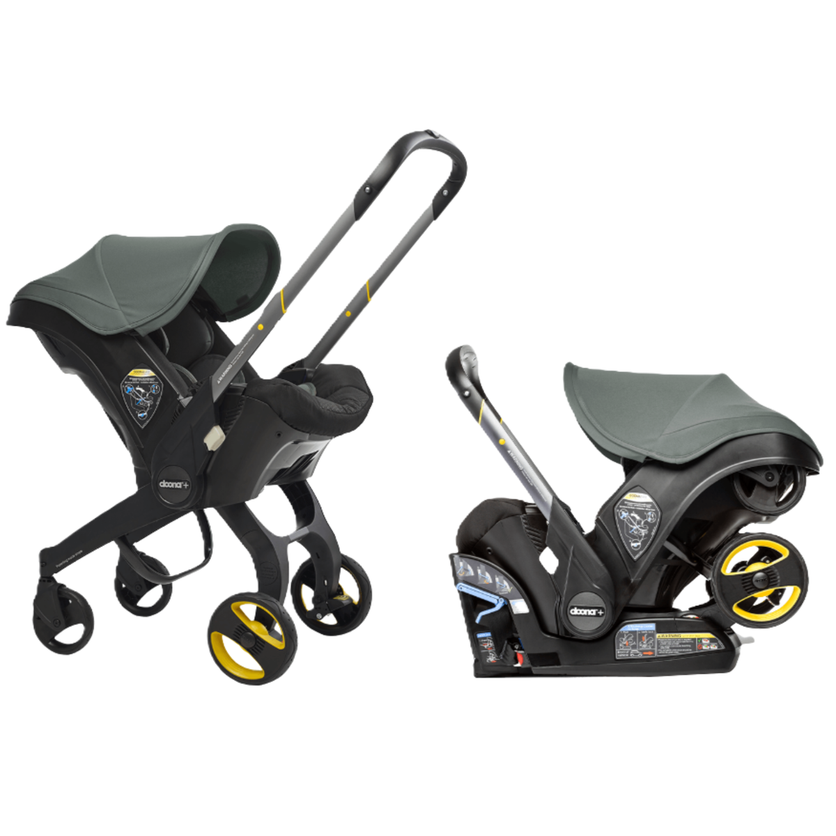 Doona + Infant Car Seat &amp; Stroller with Base