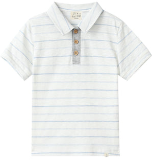 Me & Henry Polo / Chambray Stripes