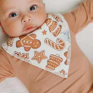 Copper Pearl Bandana Bibs / Gingerbread