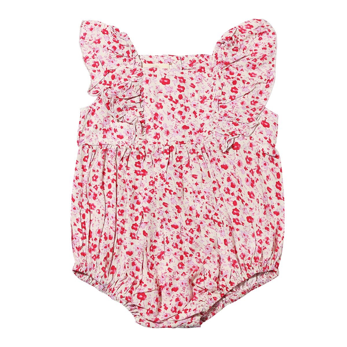 Chloe Bubble Romper / Pink Meadow