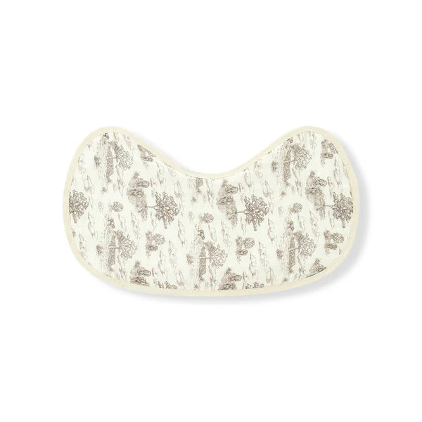 Milkbarn Contour Four Layer Burp Cloth / Country Toile