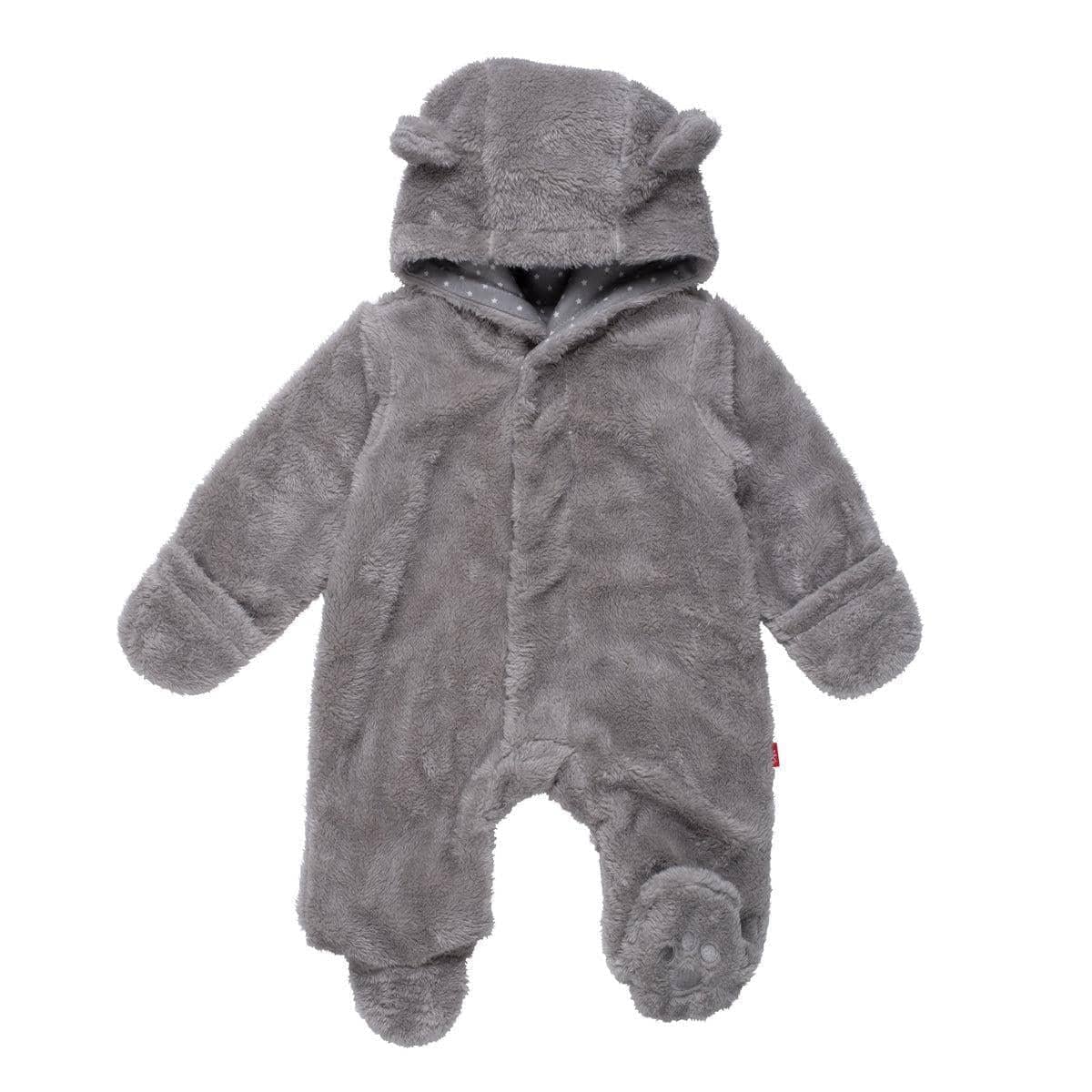 Magnetic Me Minky Hooded Footie Pram / Storm