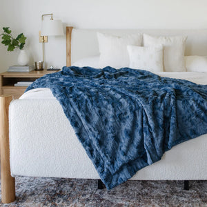 Saranoni Patterned Faux Fur XL Throw Blanket (60"x80")