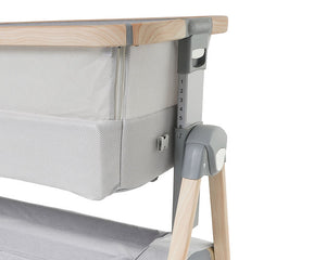 Venice Child California Dreaming Portable Bed Side Sleeper / Grey & Wood