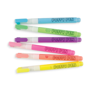 Ooly Magic Puffy Pens Set - Neon