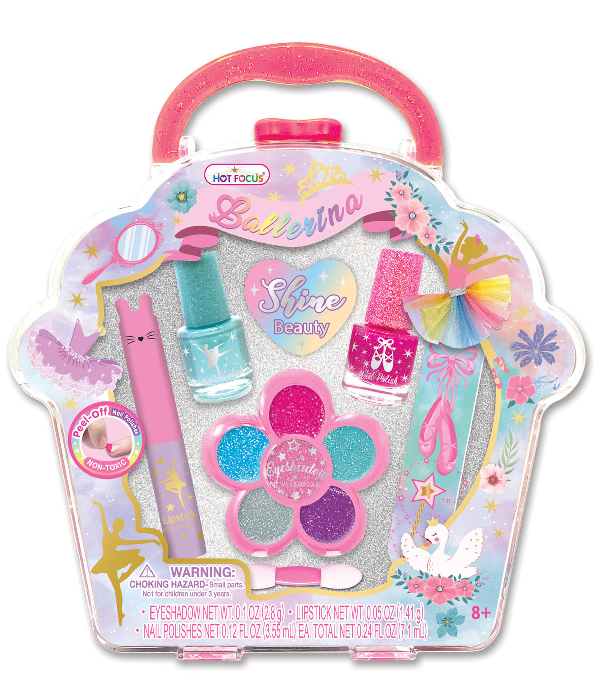 Ballerina Beauties Shine Makeup & Nail Polish Set