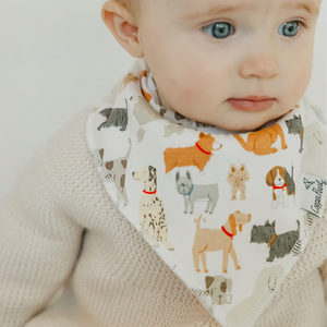 Copper Pearl Bandana Bibs / Rufus