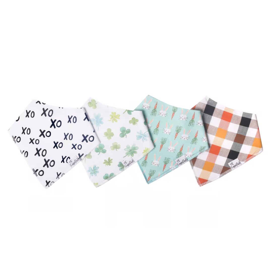 Copper Pearl Bandana Bibs / Holiday