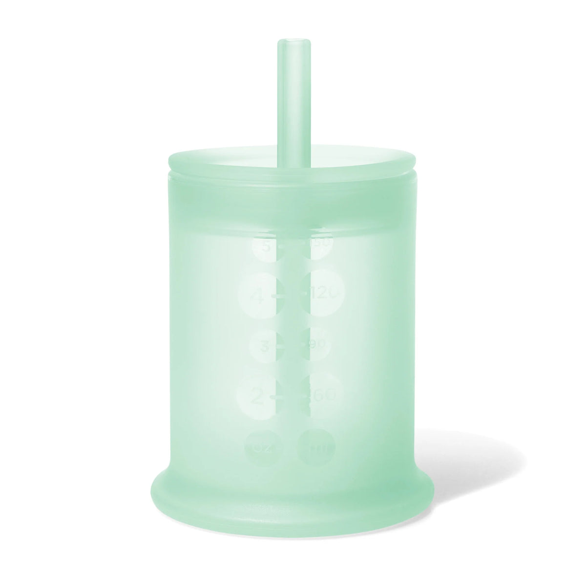 Olababy Training Cup with Lid + Straw / Mint
