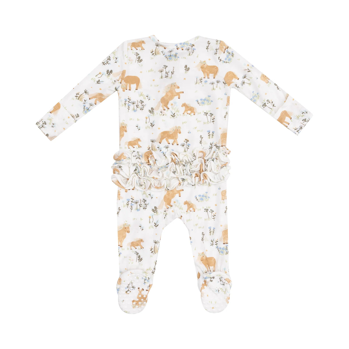 Pretty Ponies 2 Way Zipper Footie