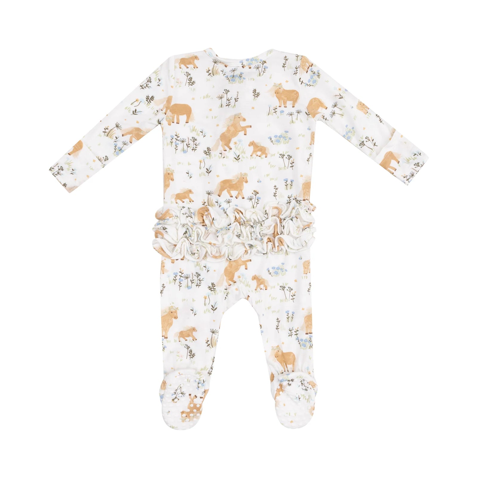 Pretty Ponies 2 Way Zipper Footie