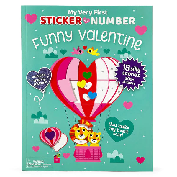 My Very First Sticker by Number Book: Funny Valentine