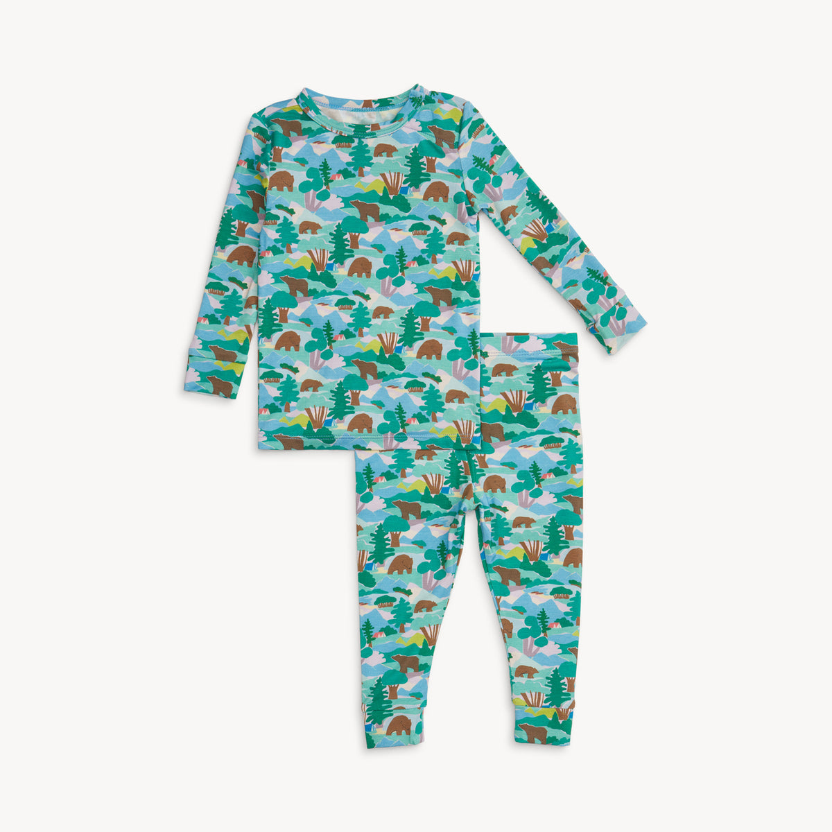 Magnetic Me Modal Long Sleeve Pajama Set / Camo Cubs