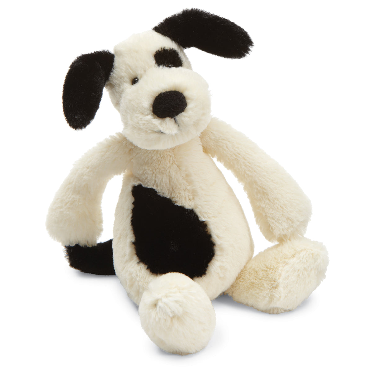 Jellycat Bashful Black & Cream Puppy